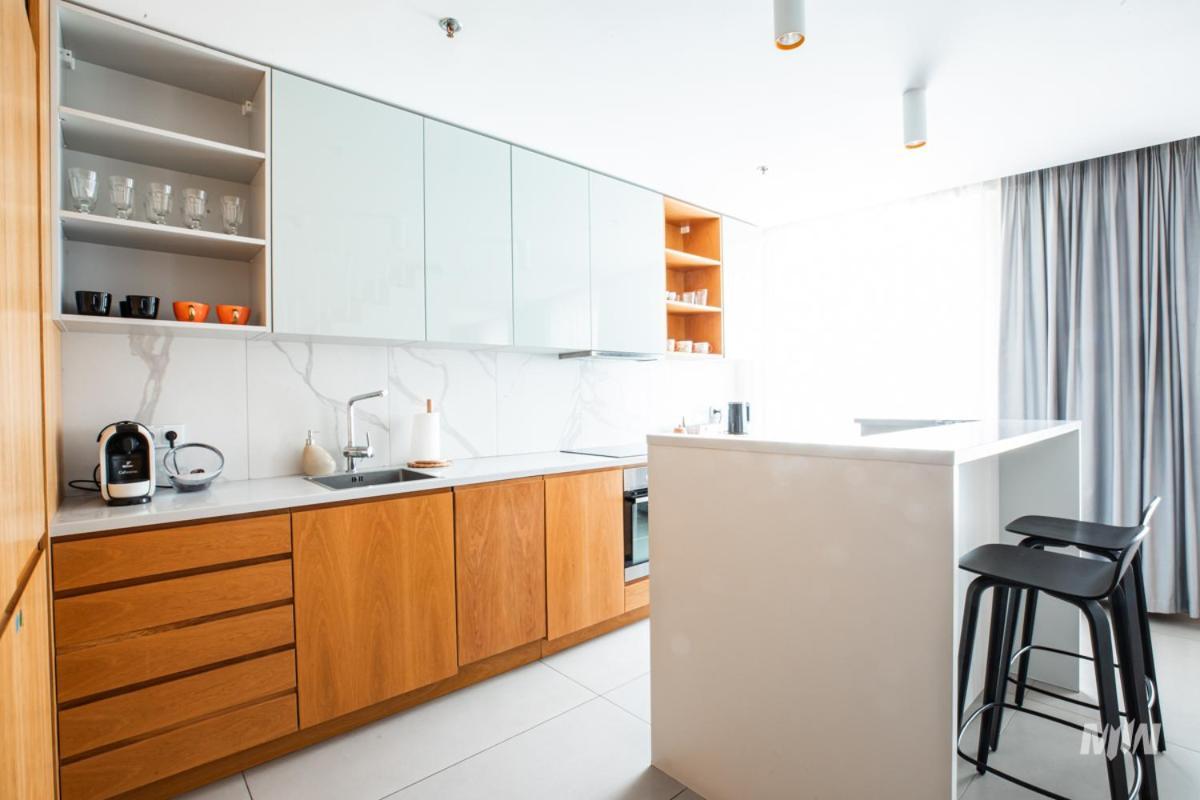 Apartamenty Muzeum II Wojny Swiatowej 格但斯克 外观 照片